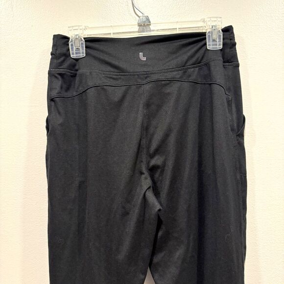 Lole Jogger Stretch High-Rise Pants Black Casual Drawstring Waist Women sz Small - Picture 8 of 10